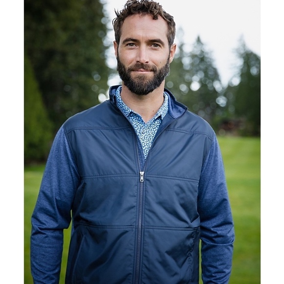 Cutter & Buck Boston Blue Stealth Hybrid Quilted Mens Full Zip Jacket Sz L - Picture 16 of 16